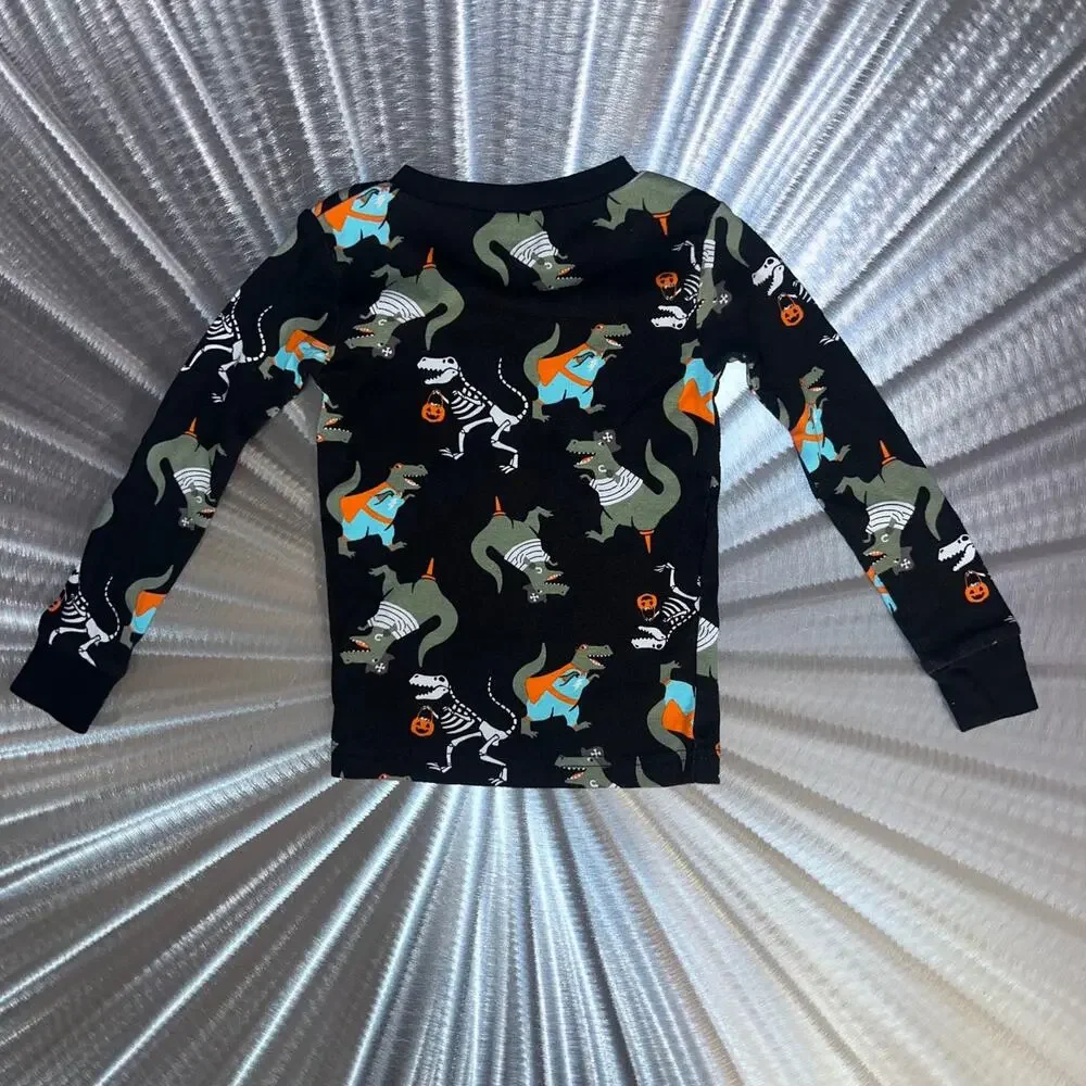 Carter’s Halloween Trick or Treating Dinosaurs PJ Set - Size: 4T
